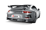 Карбоновый диффузор Akrapovic для Porsche GT3 991