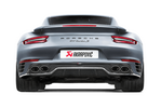 Карбоновый диффузор Akrapovic для Porsche 991 Turbo