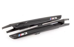 Черные глянцевые вставки в передние крылья BMW M3 F80